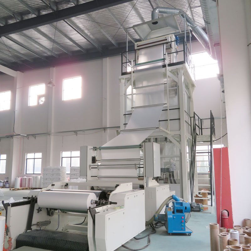 เครื่องเป่าฟิล์ม LDPE ชั้นเดียว